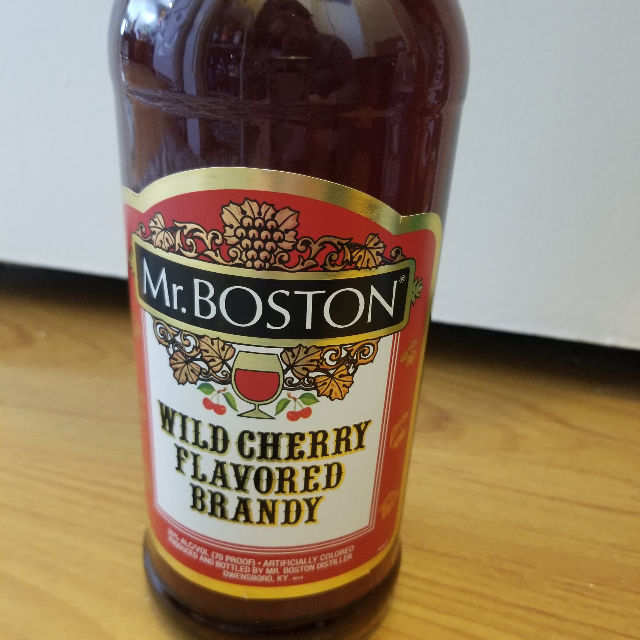 Mr. Boston's Wild Cherry Flavored Brandy