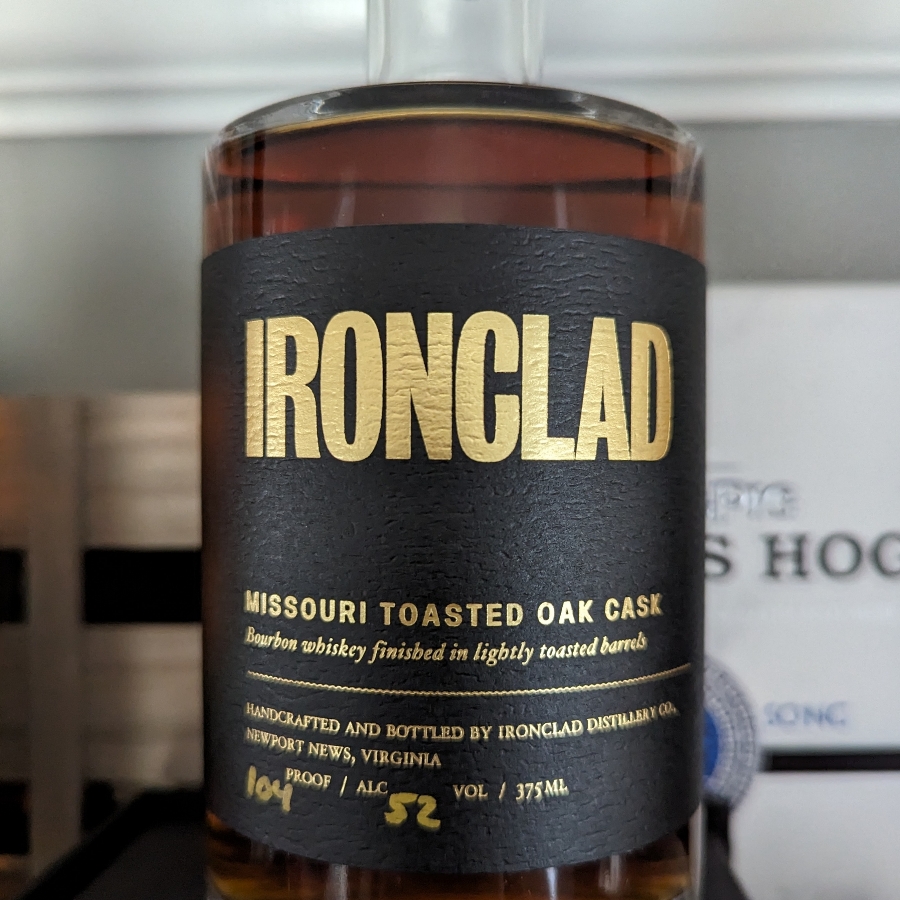 Ironclad Missouri Toasted Oak Cask Bourbon Whiskey