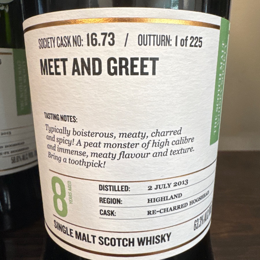 SMWS 16.73 Meet and Greet (Glenturret)