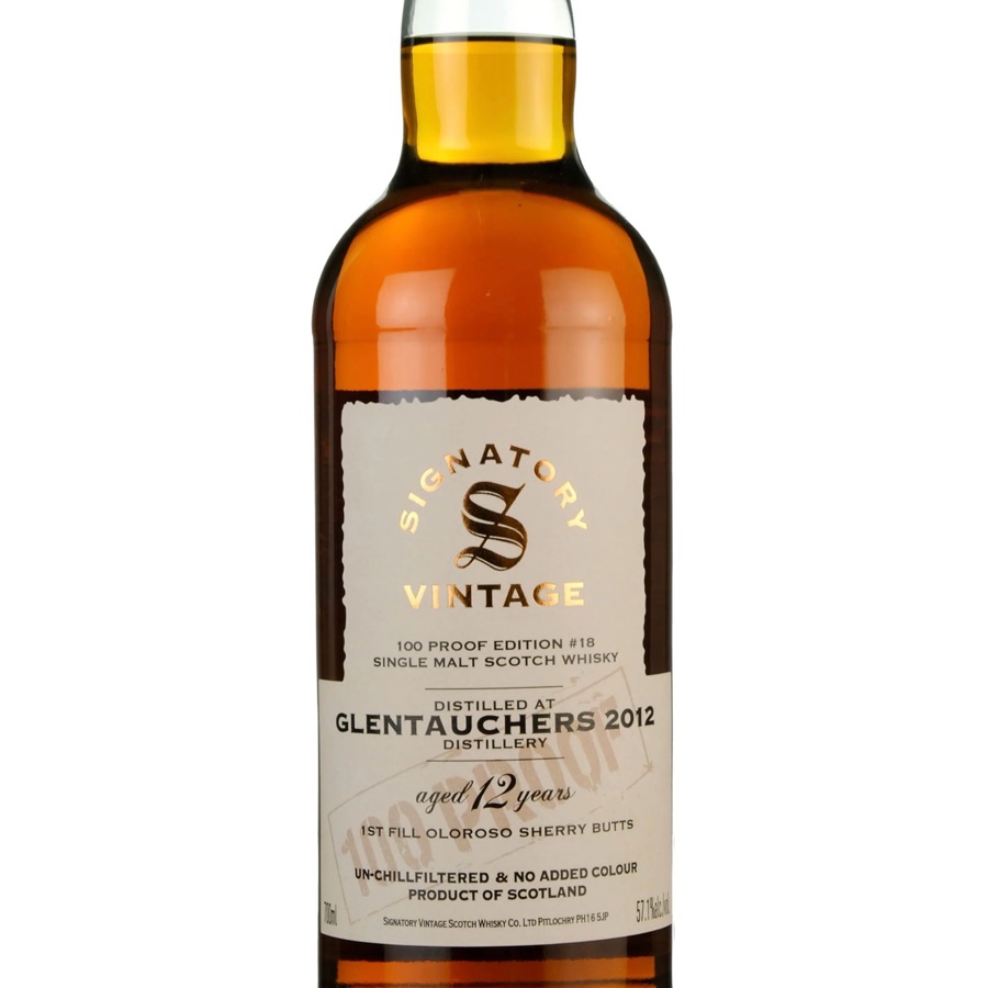 Glentauchers 2012 12 Year Cask Strength Collection (Signatory)