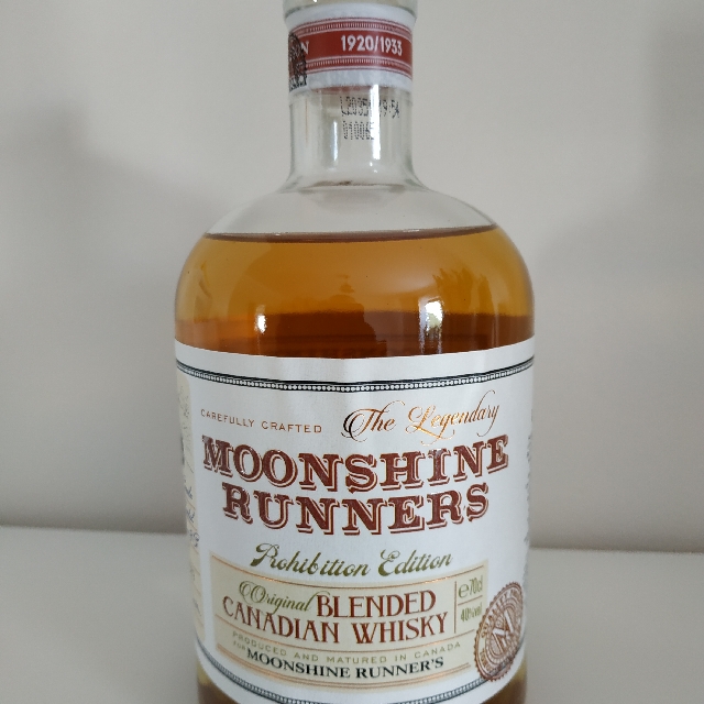 Moonshine Runners Blended Canadian Whisky Prohibition Edition