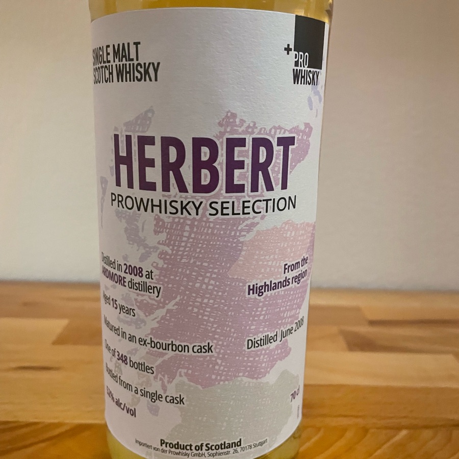 Ardmore Herbert 15Year old PW Bottling