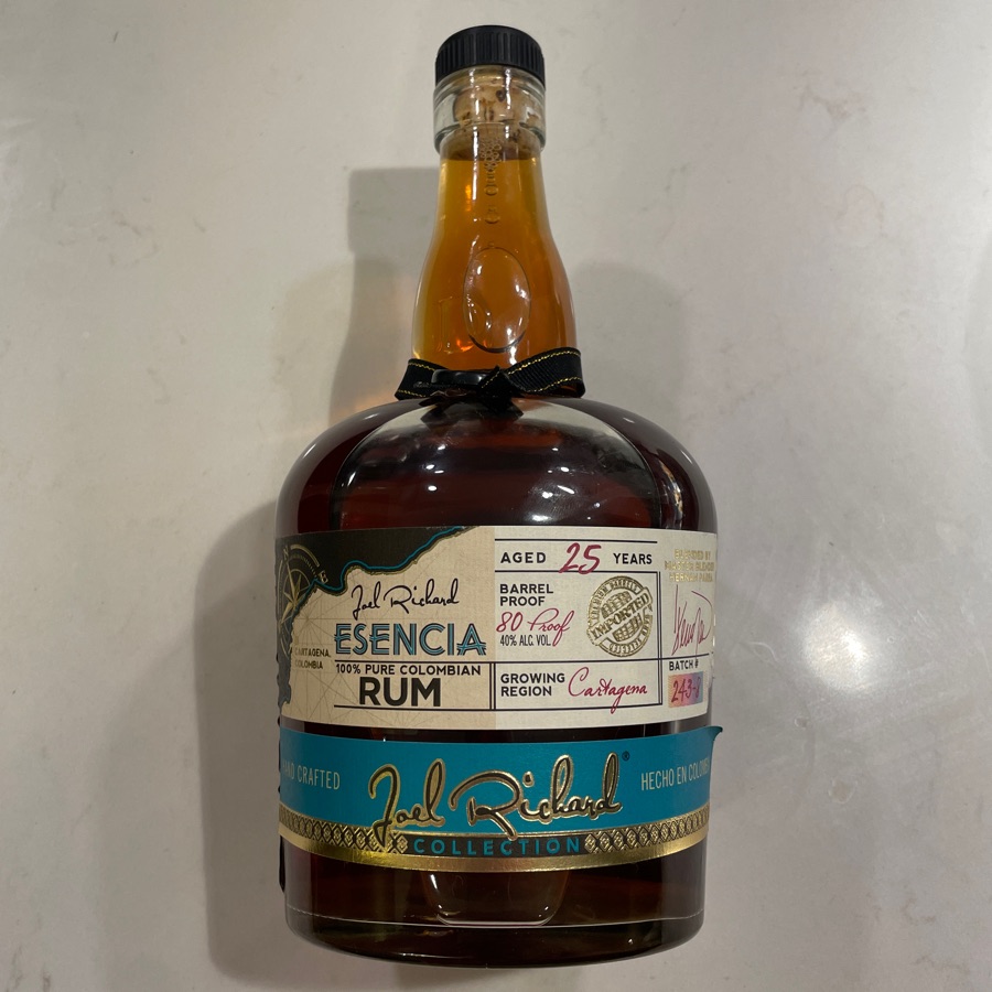 Joel Richard 25 Year Esencia Colombian Rum