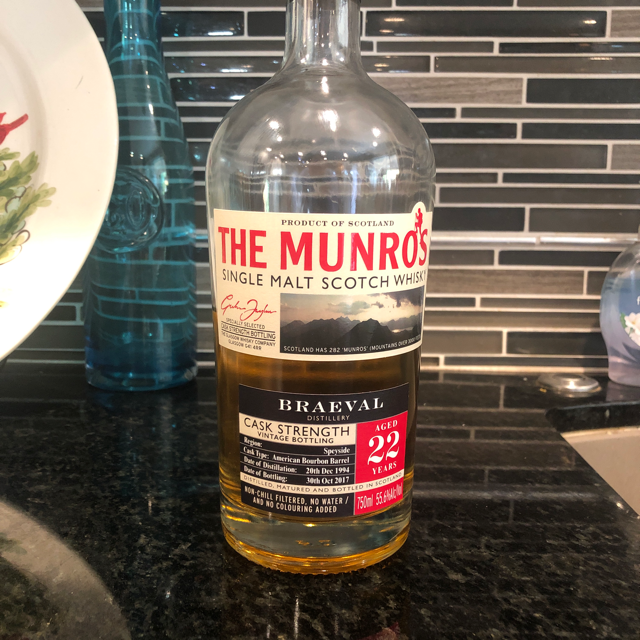 Munro's Braeval 22 years
