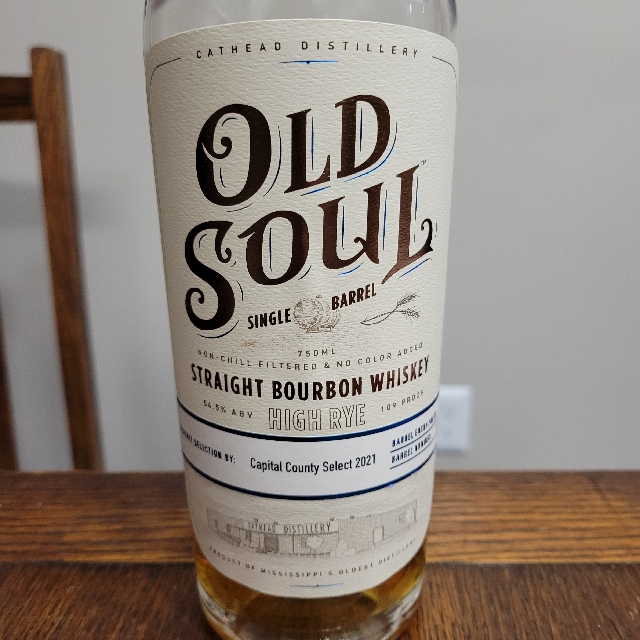 Old Soul High Rye Straight Bourbon Single Barrel