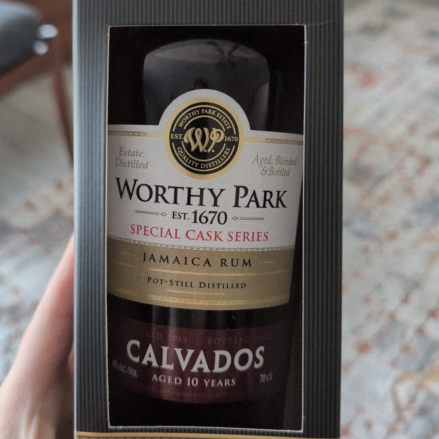 Worthy Park Special Cask Calvados 10yr 2012