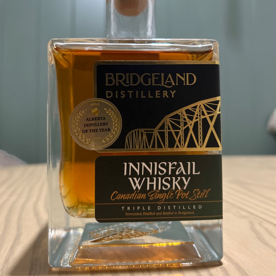 Bridgeland Distillery Innisfail Whiskey