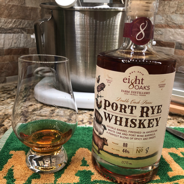 Eight Oaks Port Rye Whiskey