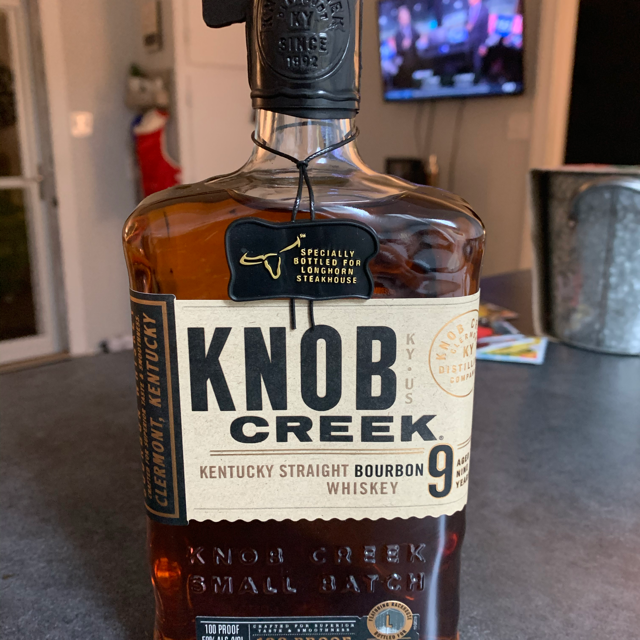 Knob Creek Small Batch Specially Bottled for Longhorn Steakhouse