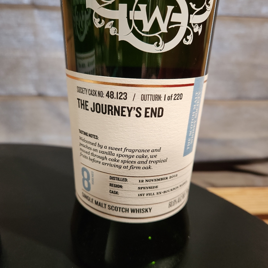 SMWS 48.123 The Journey's End Single Malt Scotch Whiskey