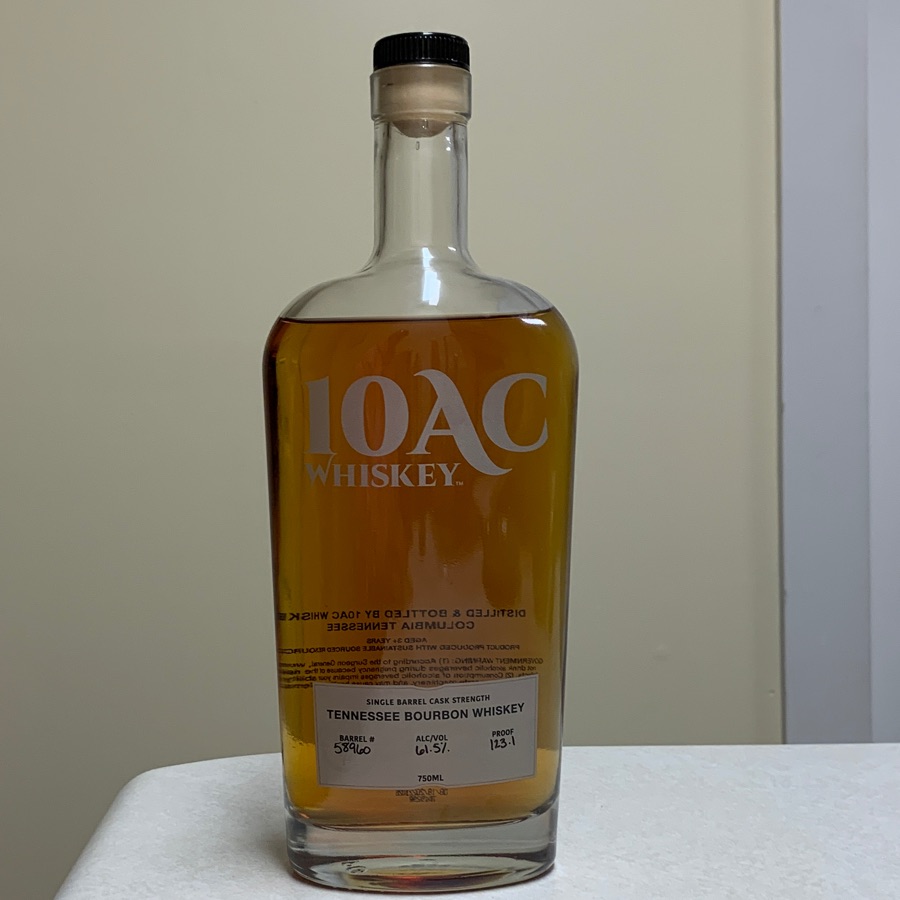 10AC Whiskey Tennessee Bourbon