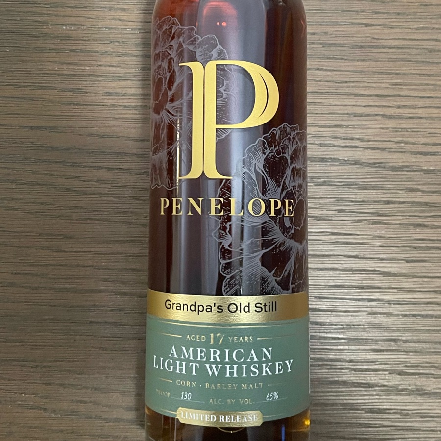 Penelope Ameeican Light Whiskey 17 Year - Grandpa's Old Still
