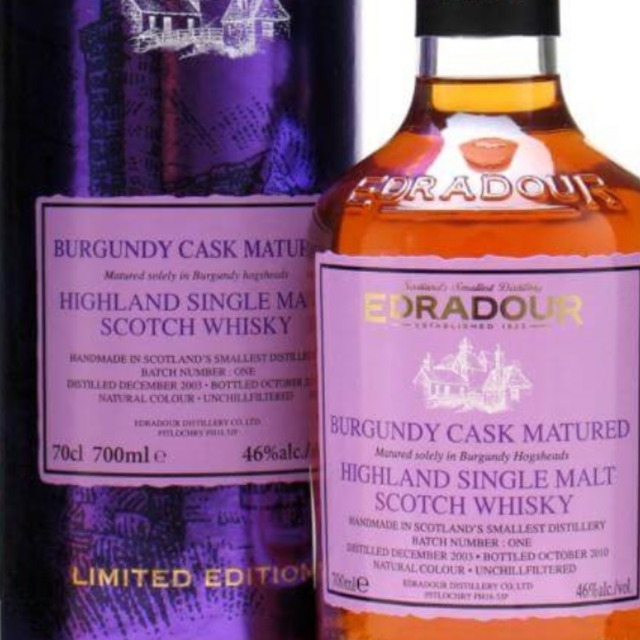 Edradour Burgundy Cask Matured