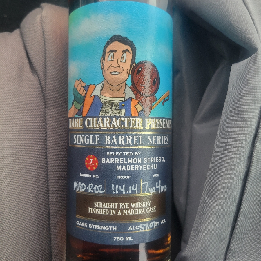 Rare Character Straight Rye Whiskey finished in a Madeira Cask (Seven Stars)