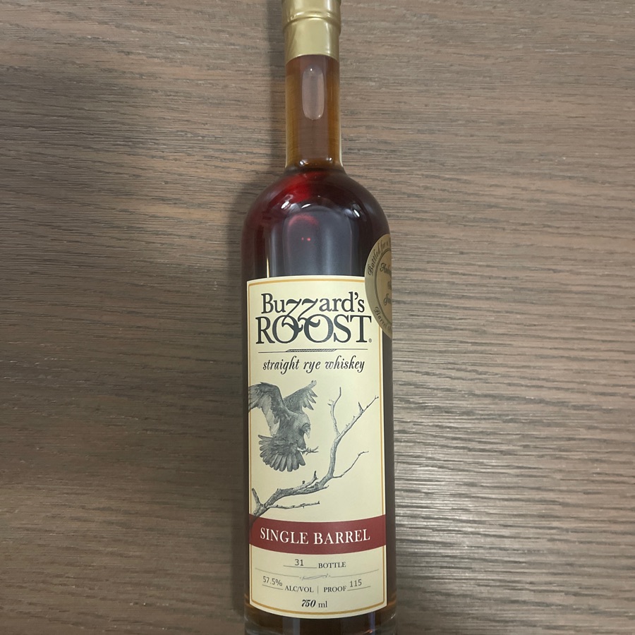 Buzzard's Roost Single Barrel Straight Rye Whiskey - Ambuzzador's Select June 2025