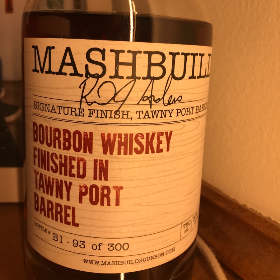 Mashbuild; Bourbon whiskey finished in tawny port barrel