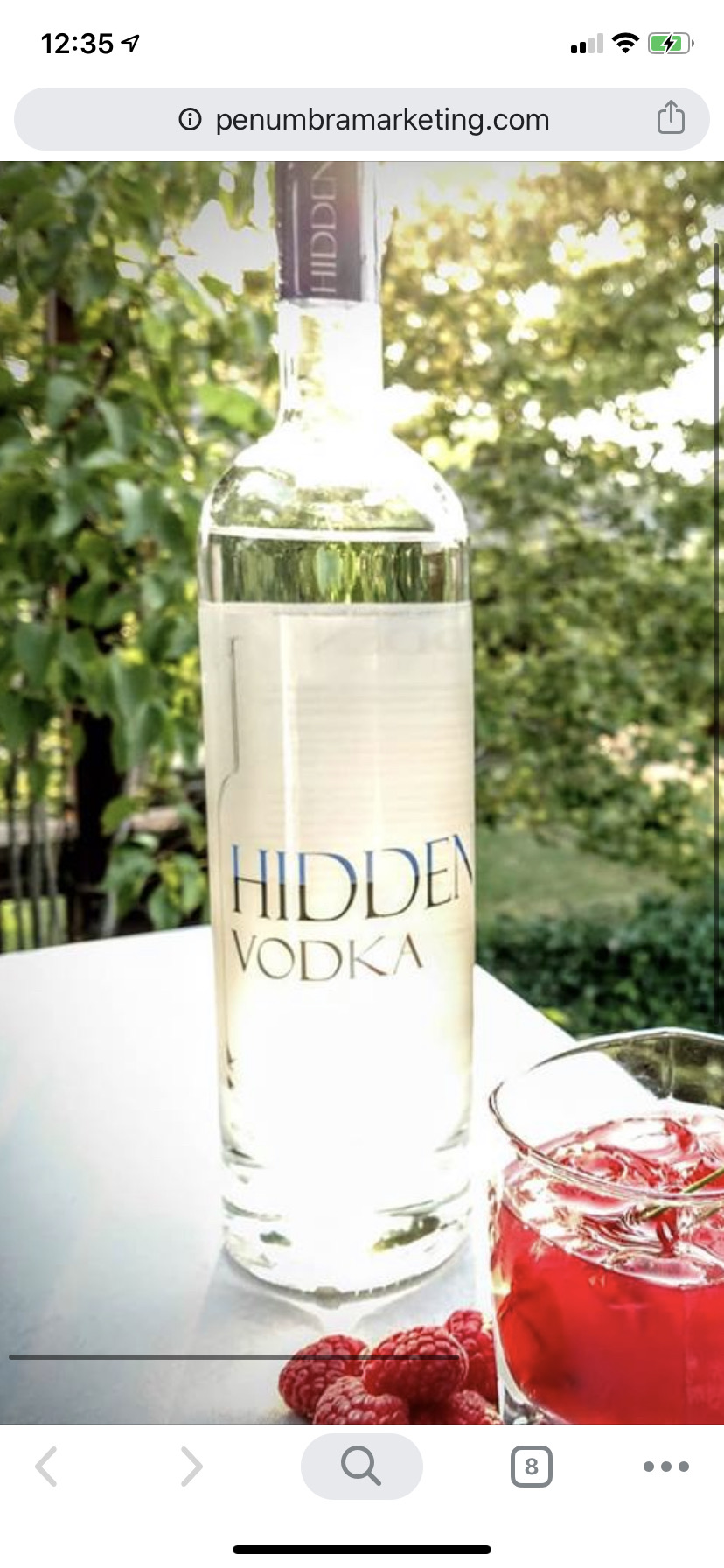 Hammer Spring Hidden Vodka