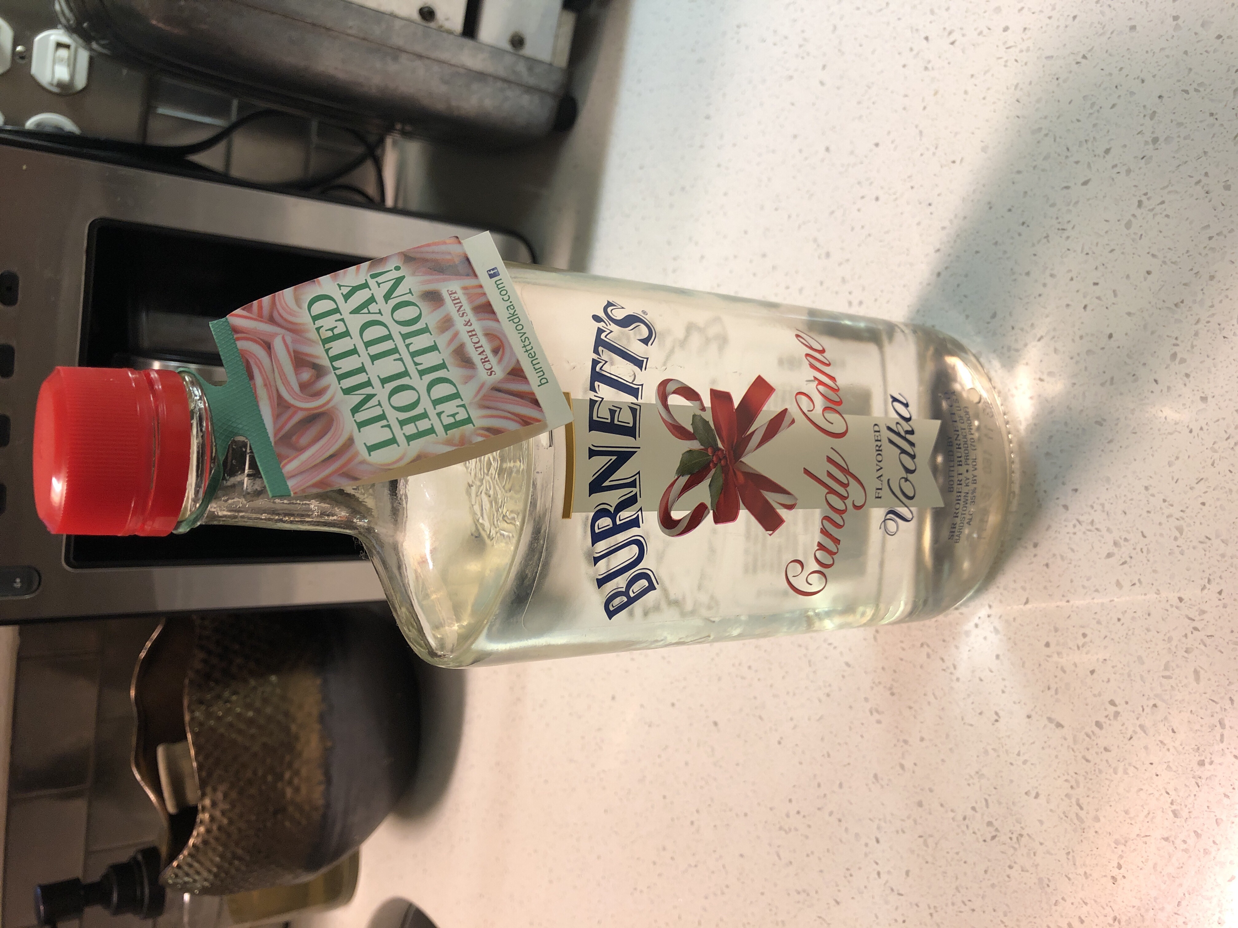 Burnett's Candy Cane Flavored Vodka