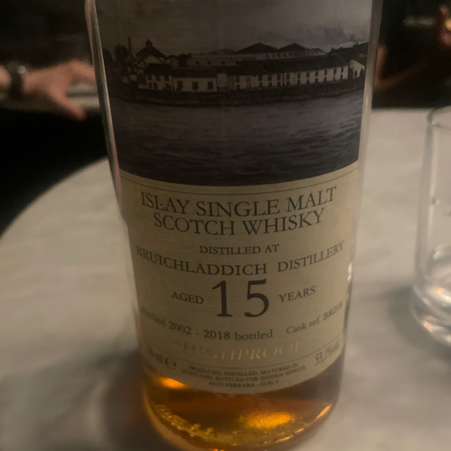 Bruichladdich 15 independent Sherry cask bottling