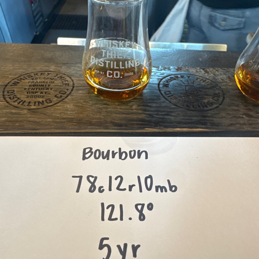 Whiskey Thief Distilling Co Straight Bourbon Uncut (78c/12r/10mb)