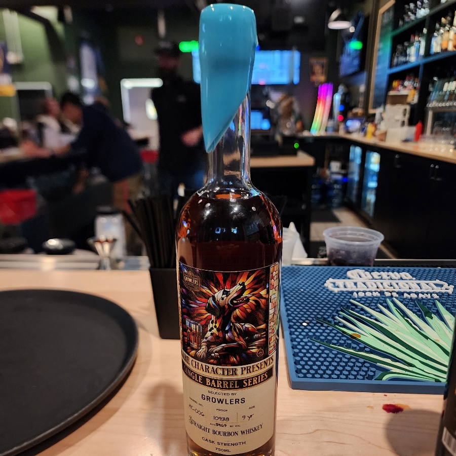 Rare Character Single Barrel Series Straight Bourbon Whiskey (Growlers)