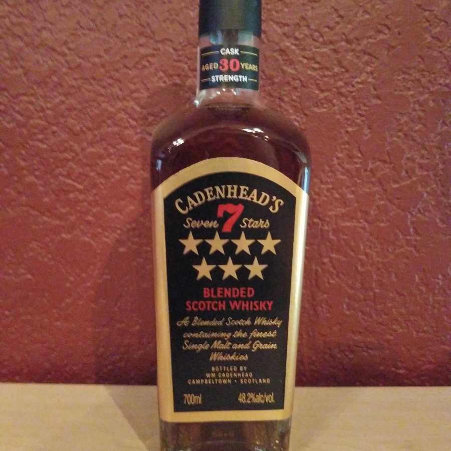 Cadenheads Seven 7 Stars 30 Year Blended Scotch
