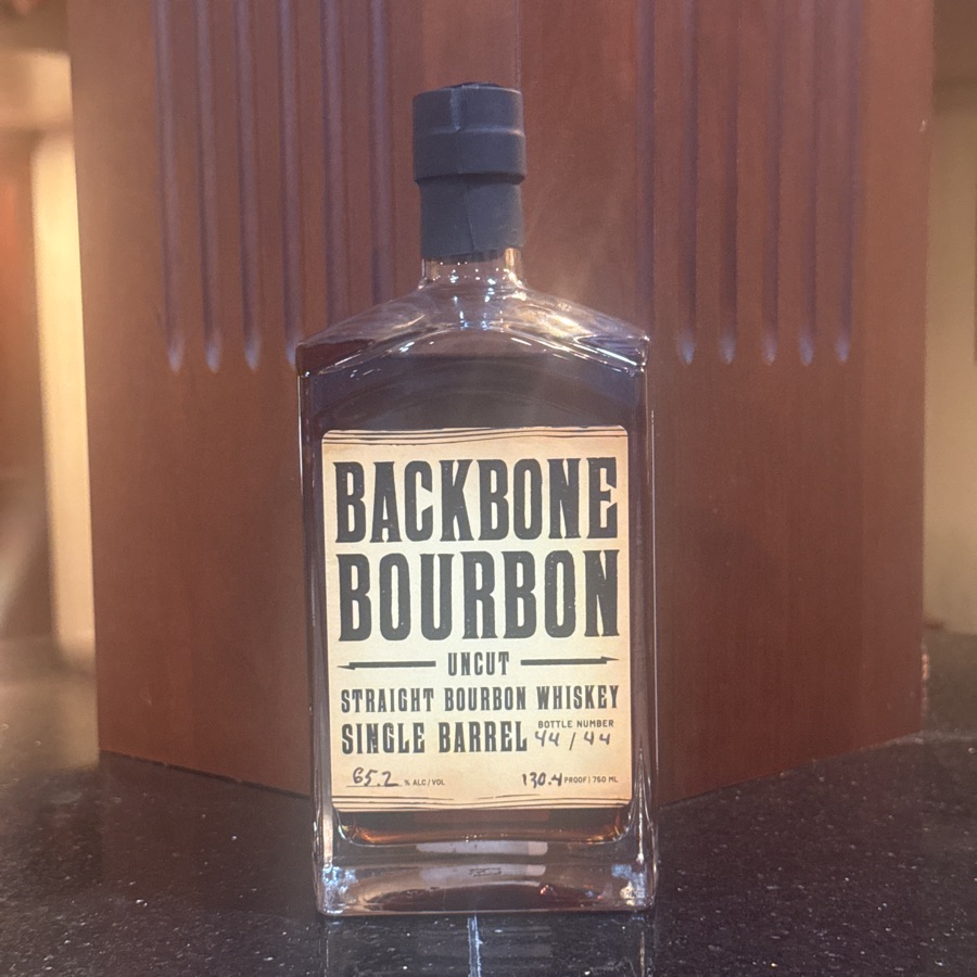 Backbone Bourbon Uncut Single Barrel #S782 Drums & Drams