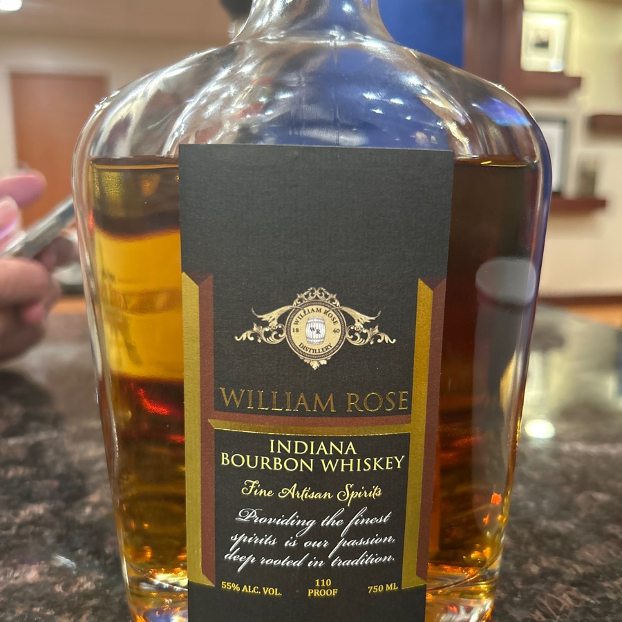 William Rose Indiana Bourbon Whiskey
