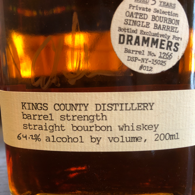 Kings County Oated Bourbon Drammers Club