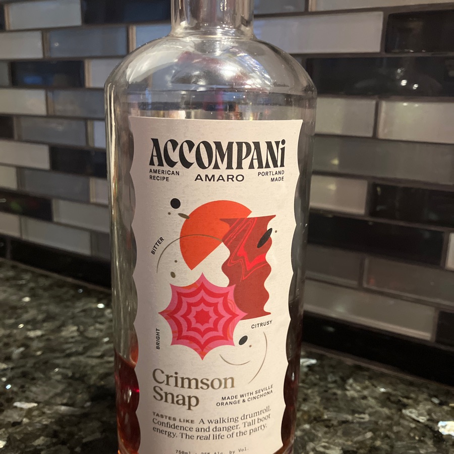 Accompani Amaro Crimson Snap