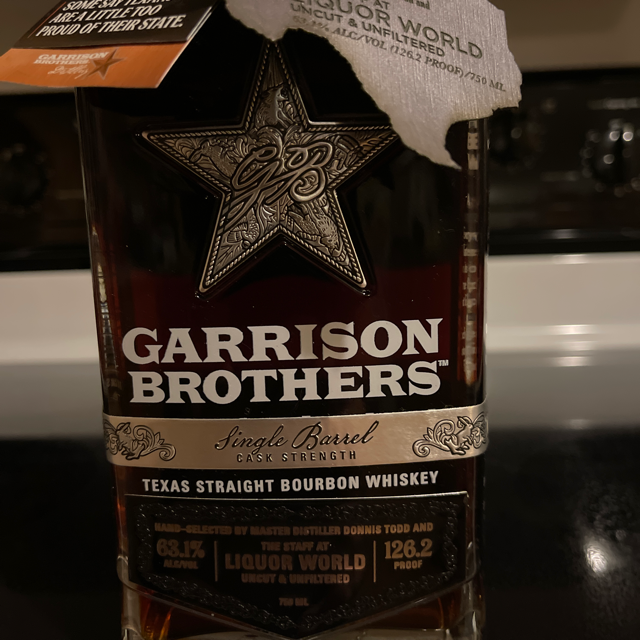 Garrison Brothers Single Barrel Cask Strength (63.1%)