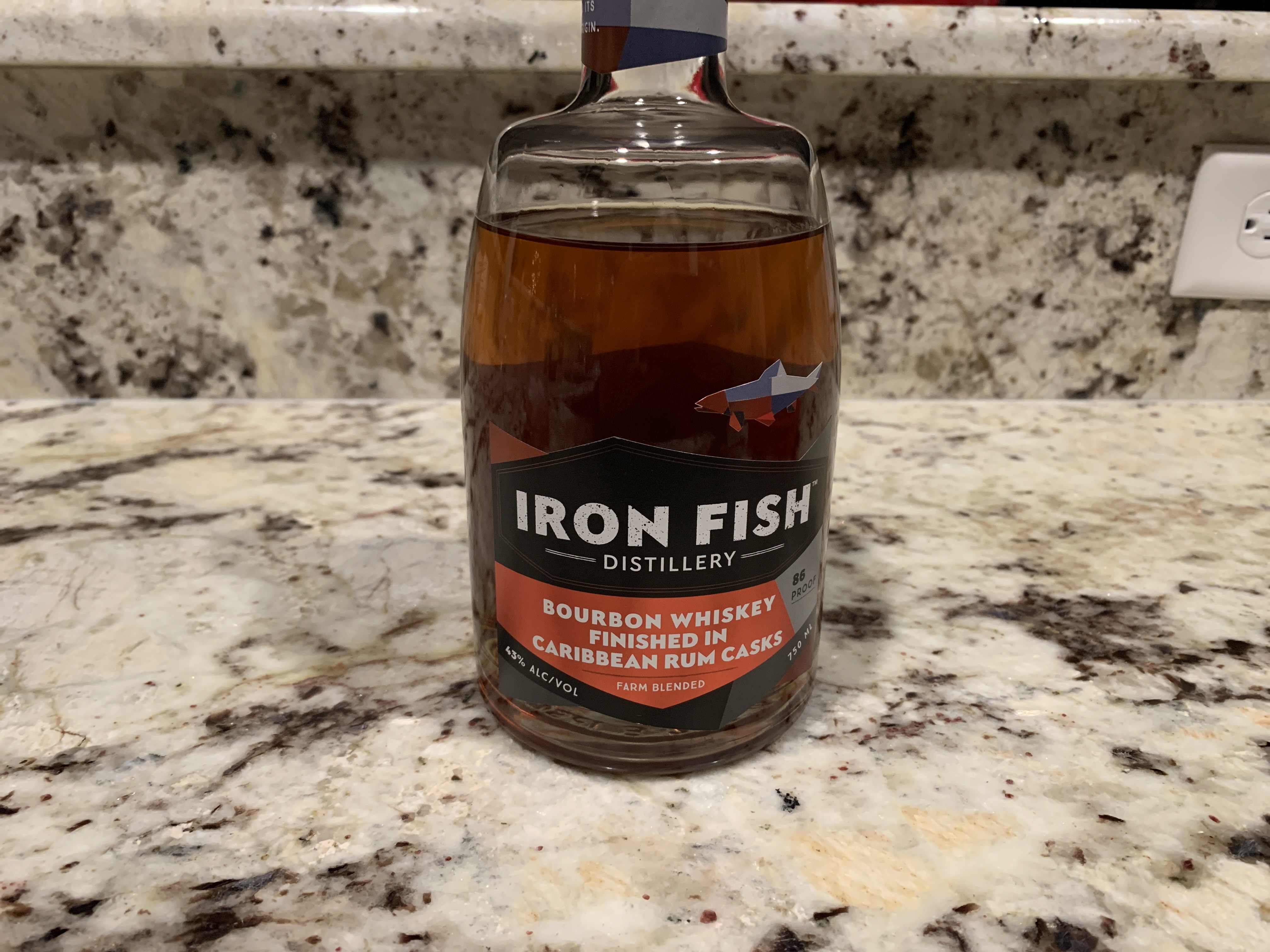 Iron Fish Bourbon Finished in Caribbean Rum Casks