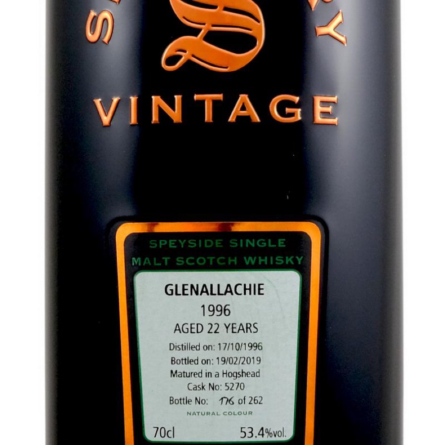 Glenallachie 22 Year Old 1996 (Cask #5270) - Signatory Cask Strength