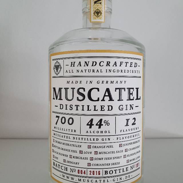 Muscatel Distilled Gin