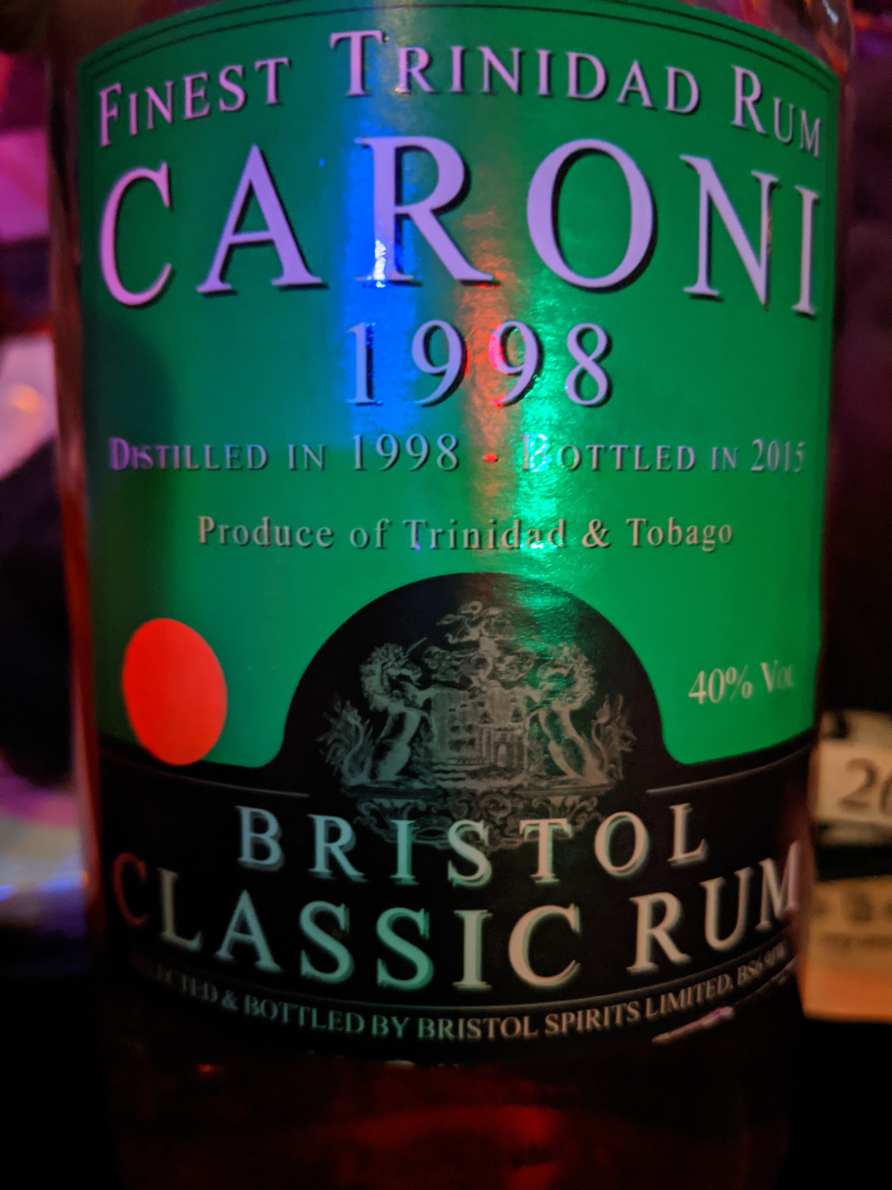 Caroni 1998 17 Year (Bristol Classic Rum)