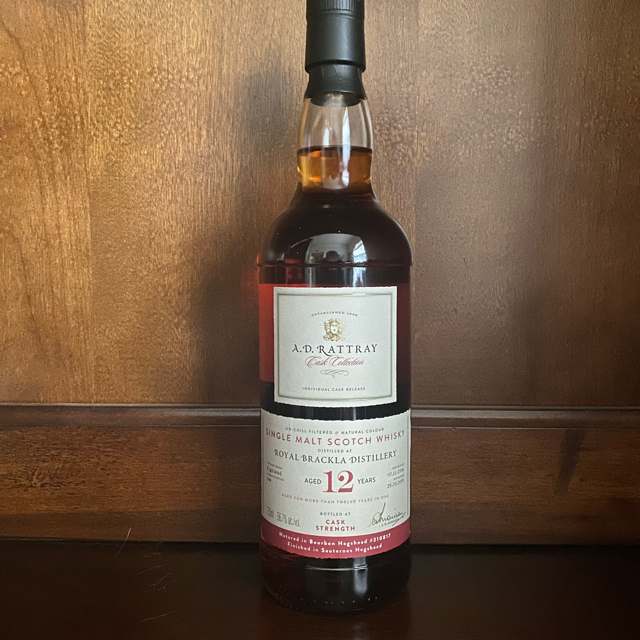 Royal Brackla 2006 12 Year Cask Collection (A.D. Rattray)