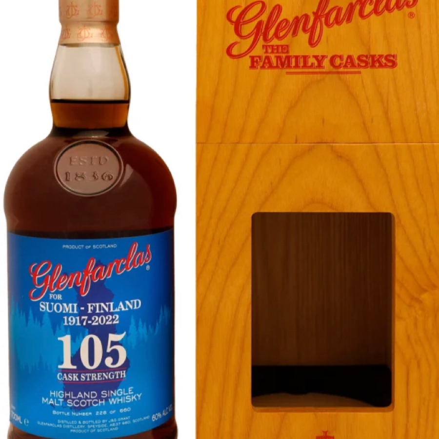 Glenfarclas 105 for Suomi-Finland 1917-2022 Single Malt
