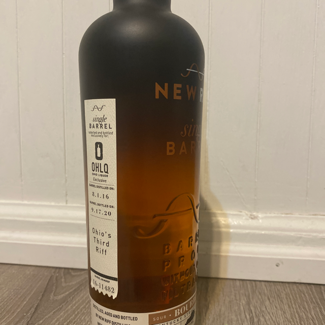 New Riff Single Barrel OHLQ "Ohio's Third Riff" 16-11482