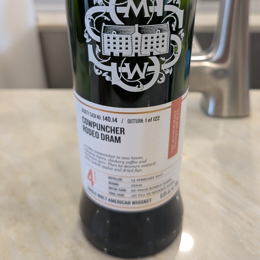 Cowpuncher Rodeo Dram Cask 140.14 (SMWS)