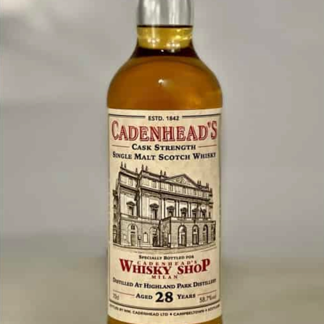 Highland Park 28 Year Old (Cadenhead's Milan Shop)