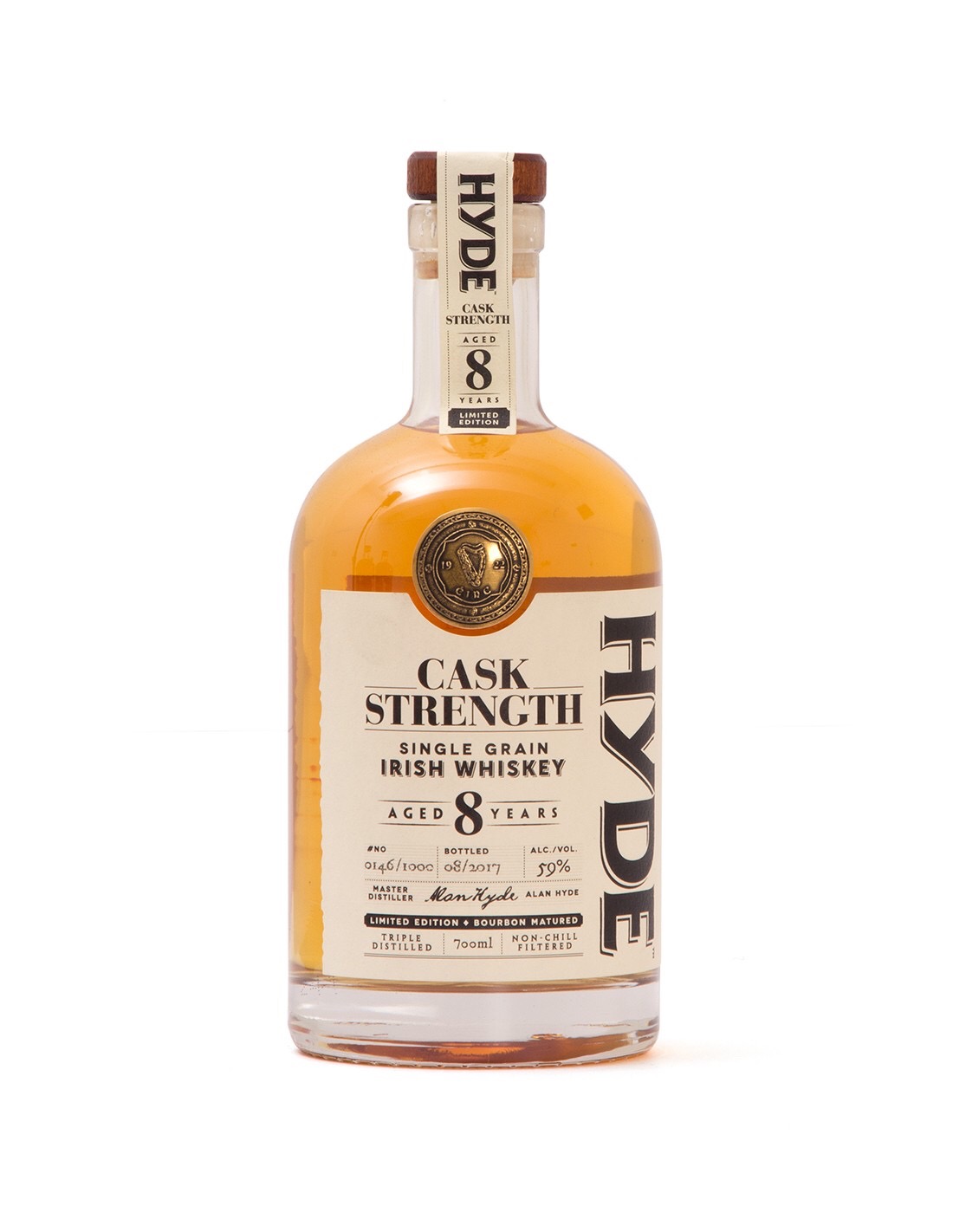 HYDE 8 Year Cask Strength Bourbon Matured