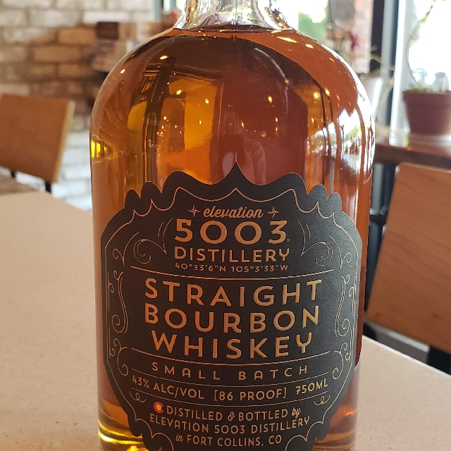 Elevation 5003 Straight Bourbon Whiskey