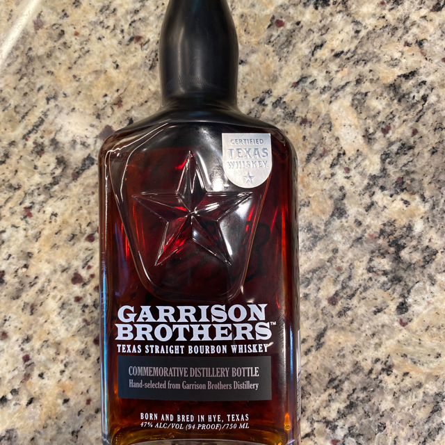 Garrison Brothers Commemorative Distillery Bottle