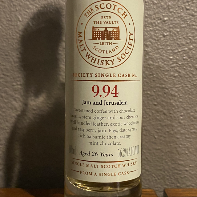 Jam and Jerusalem 9.94 (SMWS)