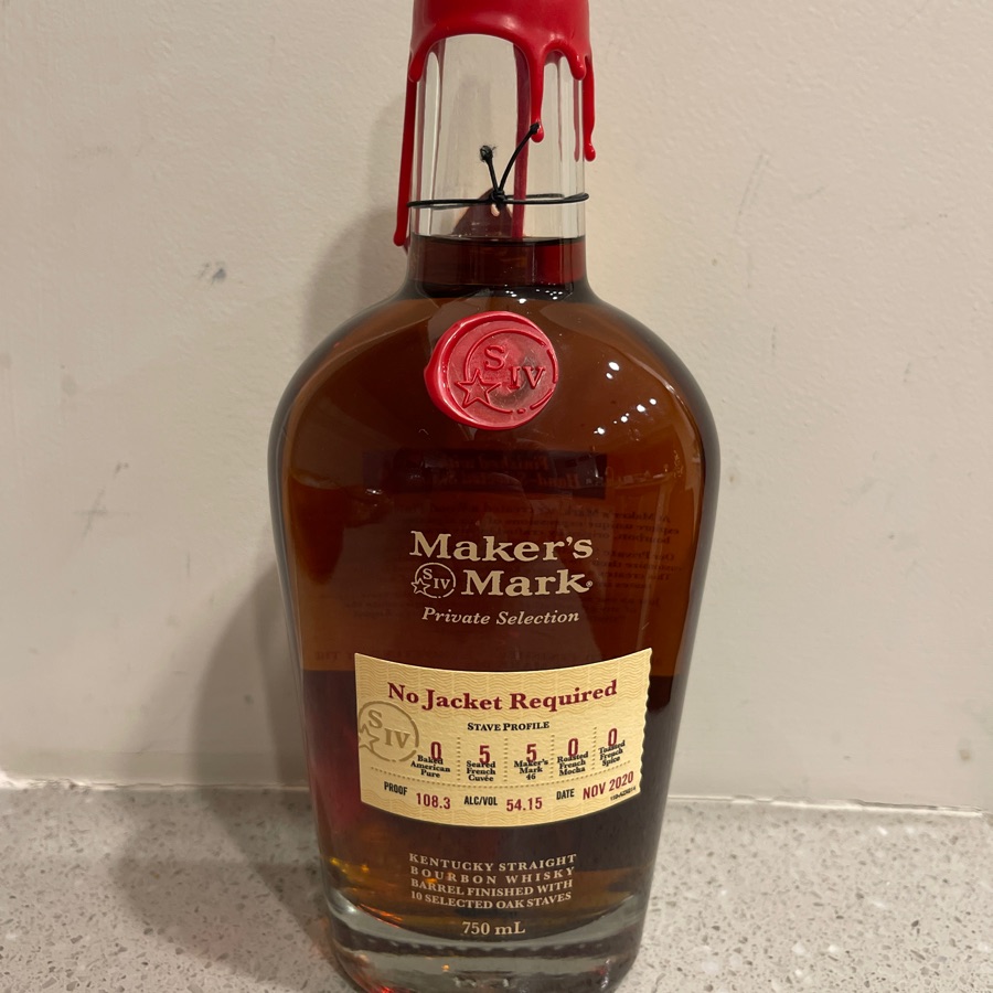 Maker's Mark Private Selection No Jacket Required