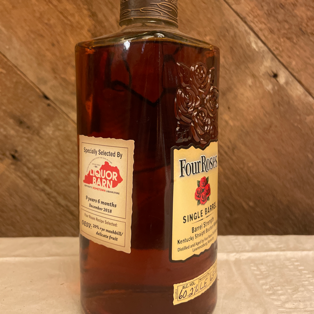 Four Roses Single Barrel Private Selection Bourbon (Liquor Barn - December 2018)