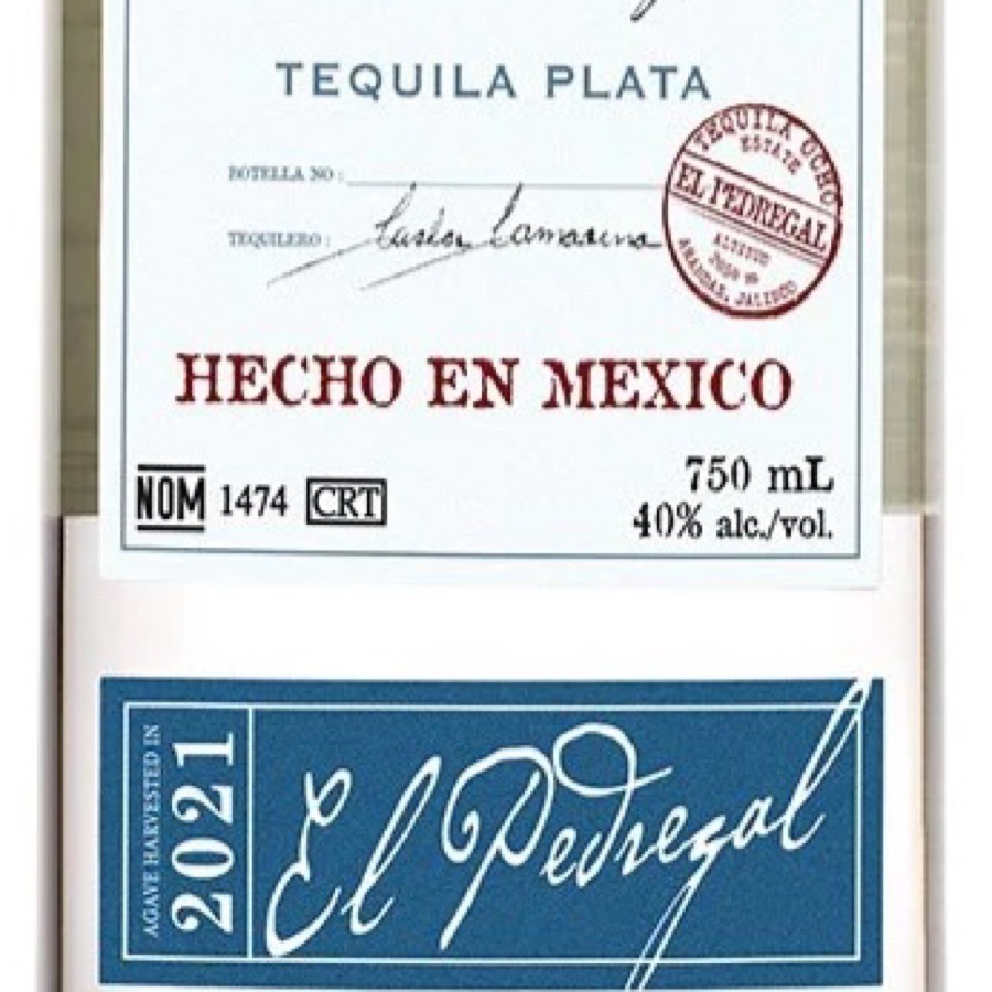 Tequila Ocho Plata El Pedregal 2021