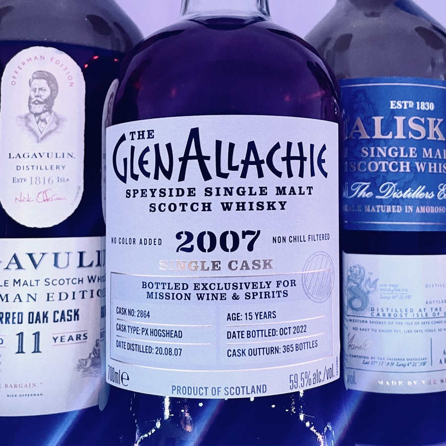 Glenallachie 2007 15 Year Single Cask #2864 PX Hogshead