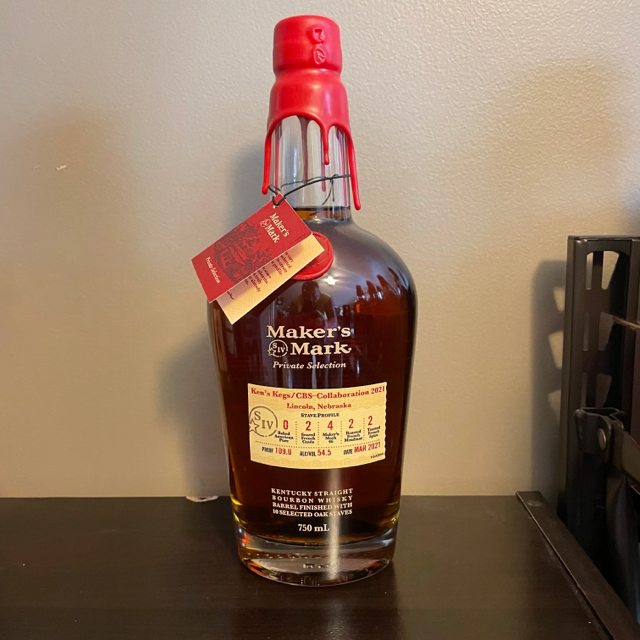 Maker's Mark Private Selection - Ken's Kegs/CBS Collaboration 2021
