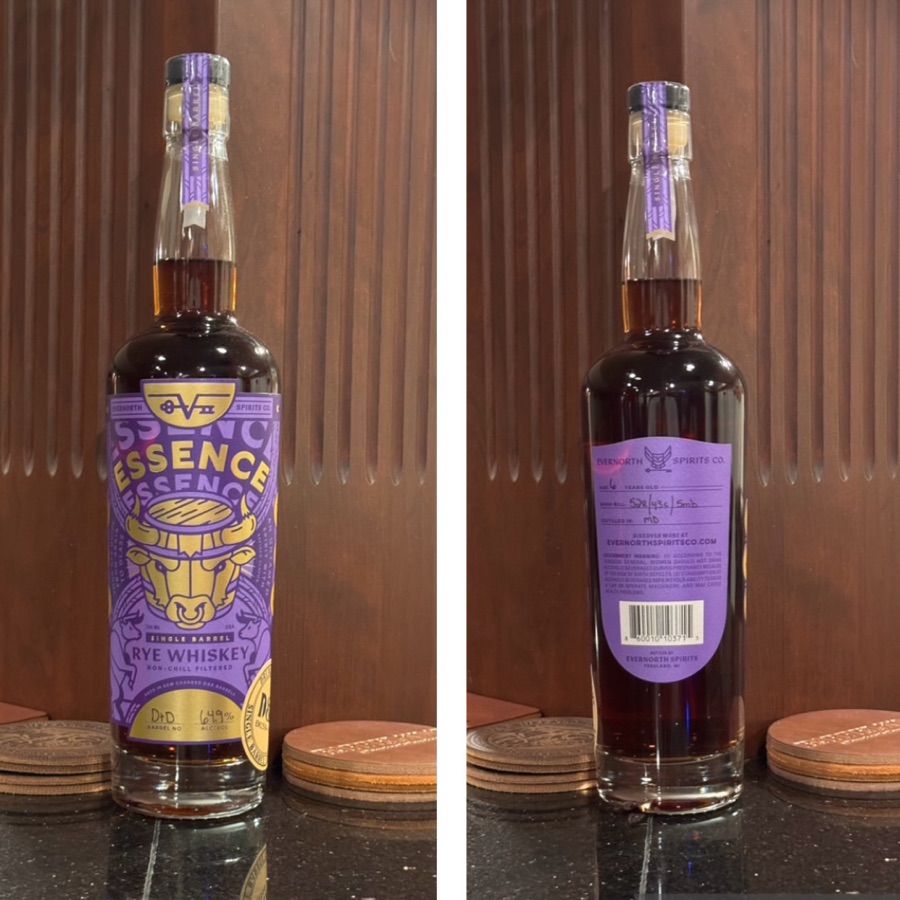 Evernorth Spirits Essence Rye Whiskey (D&D Pick)